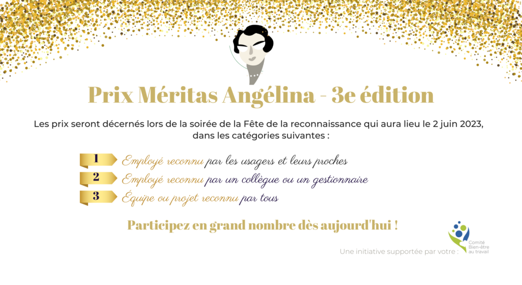 Prix Méritas Angélina_Résidence Berthiaume-Du Tremblay